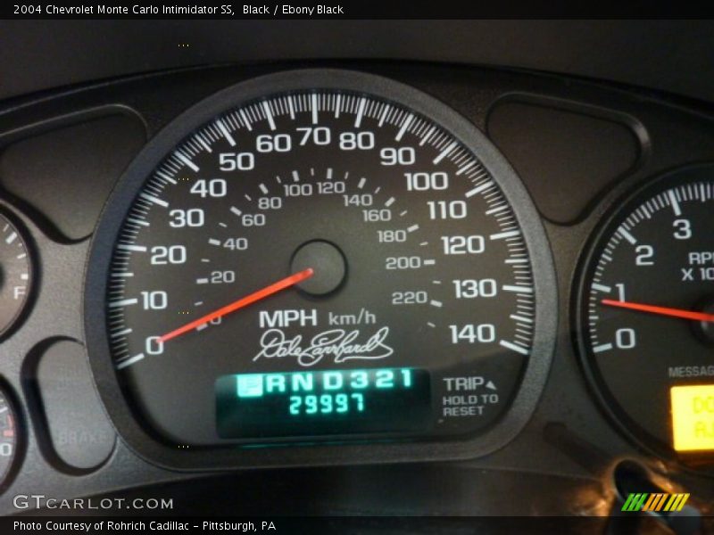 Black / Ebony Black 2004 Chevrolet Monte Carlo Intimidator SS
