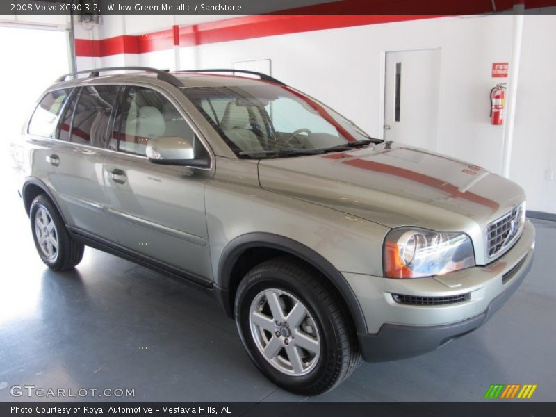 Willow Green Metallic / Sandstone 2008 Volvo XC90 3.2