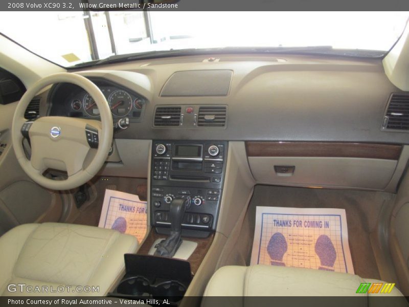 Willow Green Metallic / Sandstone 2008 Volvo XC90 3.2