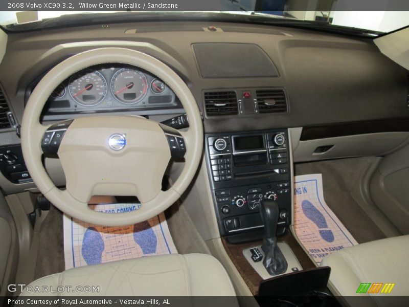 Willow Green Metallic / Sandstone 2008 Volvo XC90 3.2