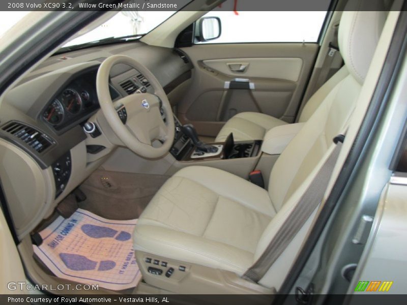 Willow Green Metallic / Sandstone 2008 Volvo XC90 3.2