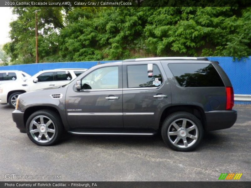 Galaxy Gray / Cashmere/Cocoa 2010 Cadillac Escalade Luxury AWD