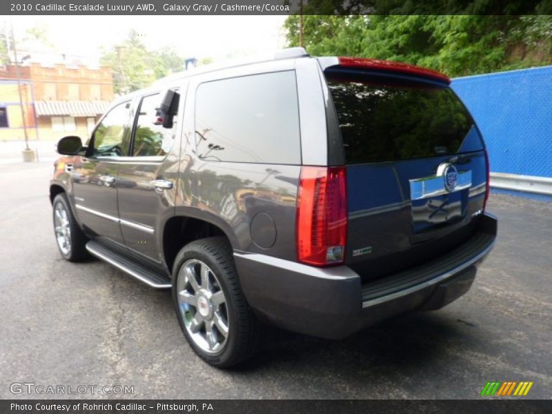 Galaxy Gray / Cashmere/Cocoa 2010 Cadillac Escalade Luxury AWD