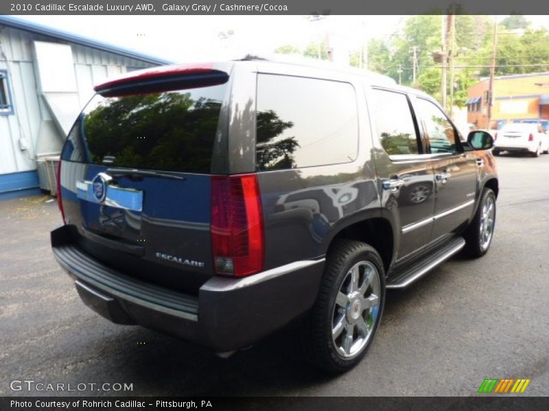 Galaxy Gray / Cashmere/Cocoa 2010 Cadillac Escalade Luxury AWD