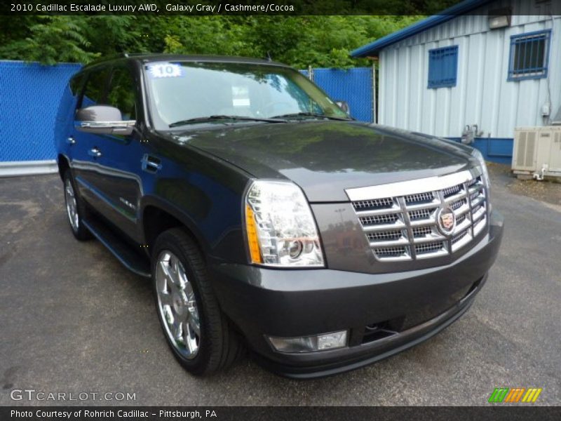 Galaxy Gray / Cashmere/Cocoa 2010 Cadillac Escalade Luxury AWD
