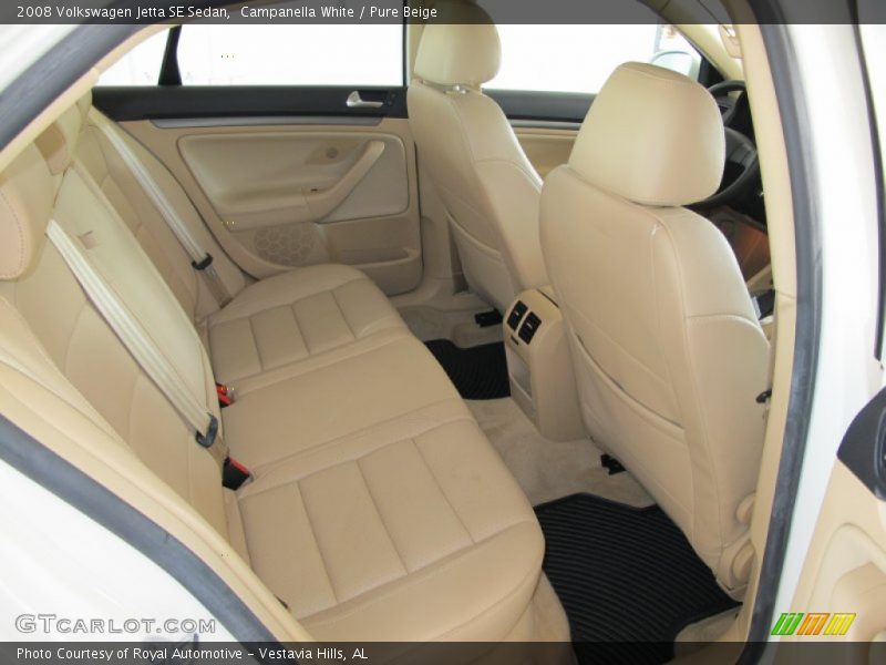 Campanella White / Pure Beige 2008 Volkswagen Jetta SE Sedan