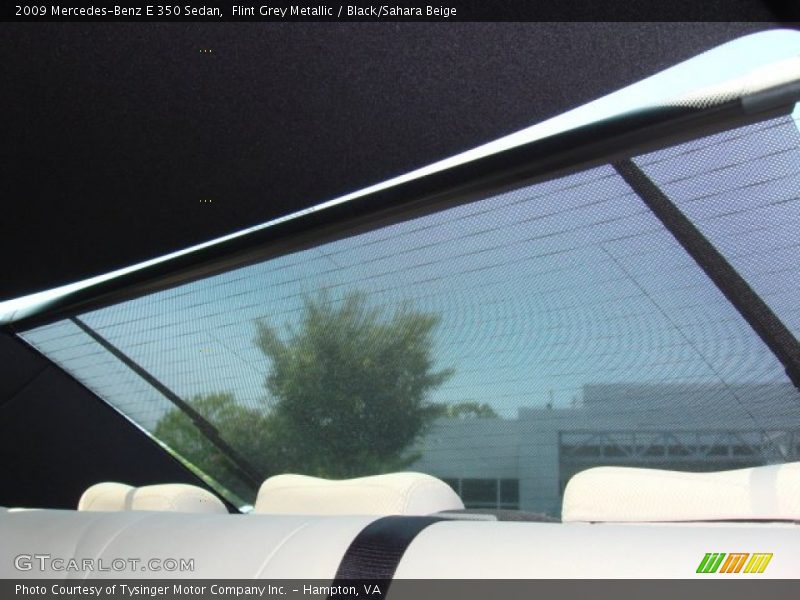 Flint Grey Metallic / Black/Sahara Beige 2009 Mercedes-Benz E 350 Sedan