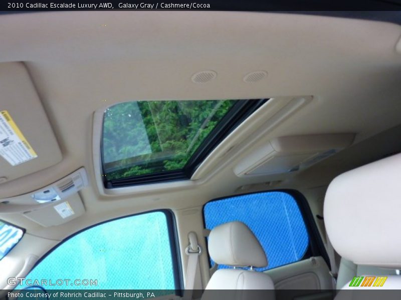 Galaxy Gray / Cashmere/Cocoa 2010 Cadillac Escalade Luxury AWD