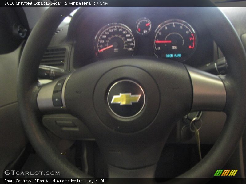 Silver Ice Metallic / Gray 2010 Chevrolet Cobalt LS Sedan