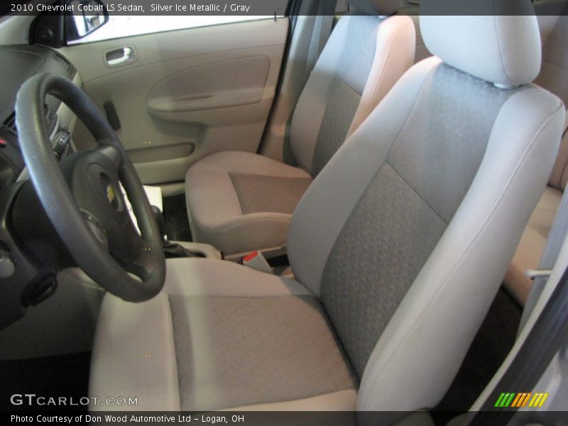 Silver Ice Metallic / Gray 2010 Chevrolet Cobalt LS Sedan