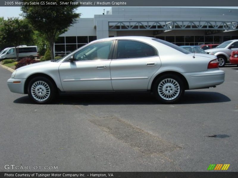 Silver Frost Metallic / Medium Graphite 2005 Mercury Sable GS Sedan