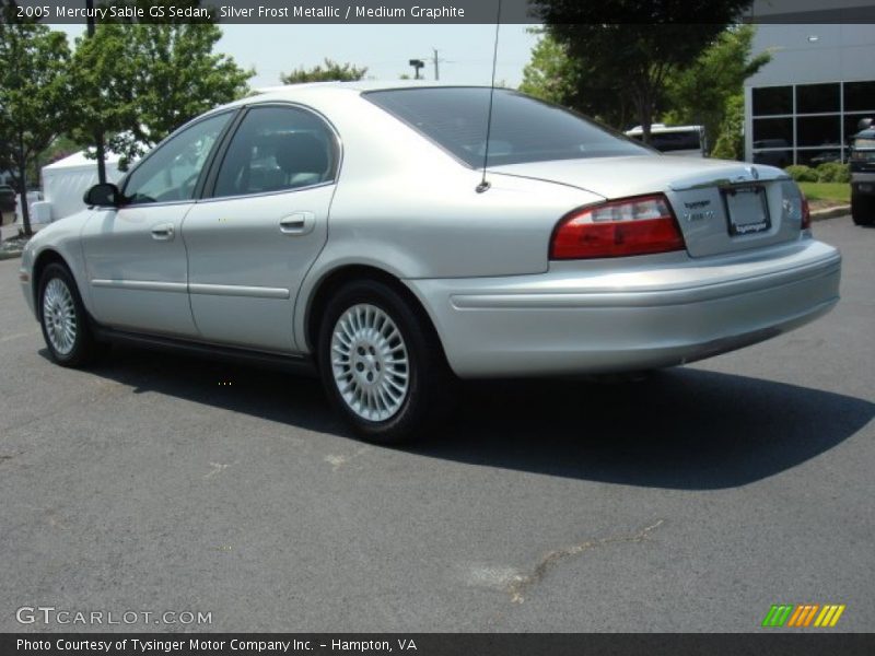 Silver Frost Metallic / Medium Graphite 2005 Mercury Sable GS Sedan