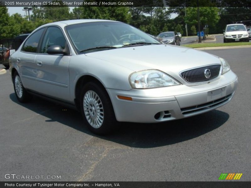Silver Frost Metallic / Medium Graphite 2005 Mercury Sable GS Sedan