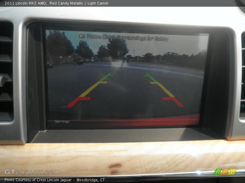 Red Candy Metallic / Light Camel 2011 Lincoln MKZ AWD