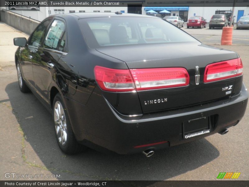 Tuxedo Black Metallic / Dark Charcoal 2011 Lincoln MKZ AWD