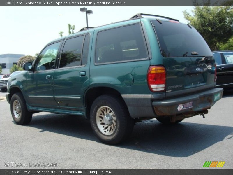 Spruce Green Metallic / Medium Graphite 2000 Ford Explorer XLS 4x4