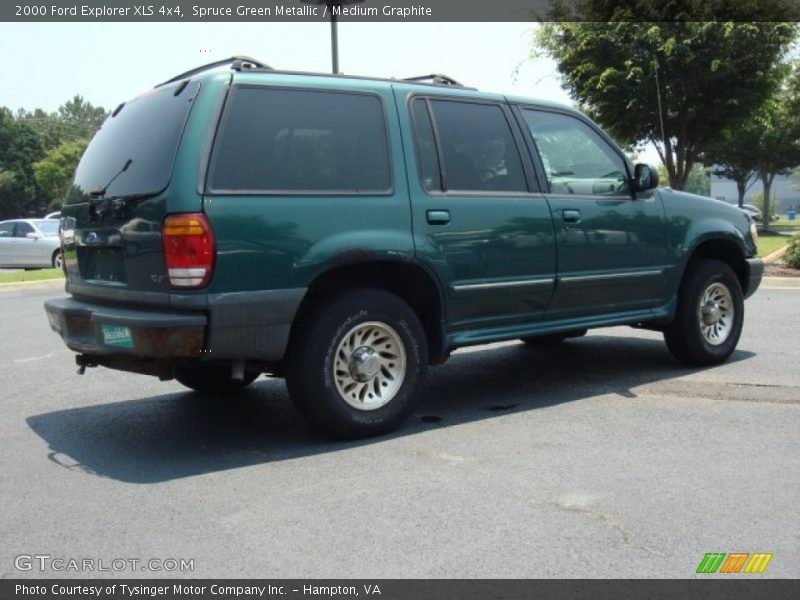 Spruce Green Metallic / Medium Graphite 2000 Ford Explorer XLS 4x4