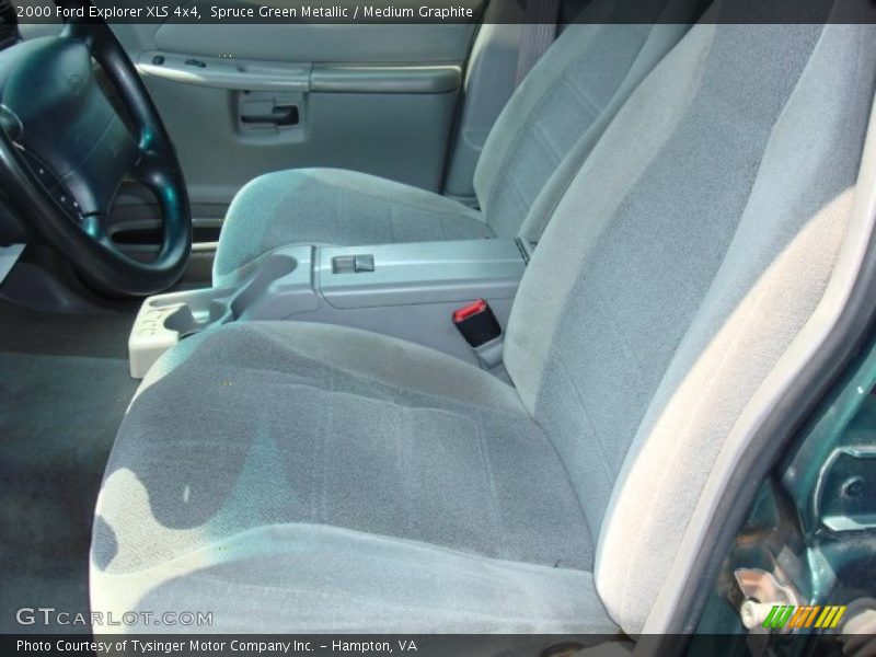 Spruce Green Metallic / Medium Graphite 2000 Ford Explorer XLS 4x4