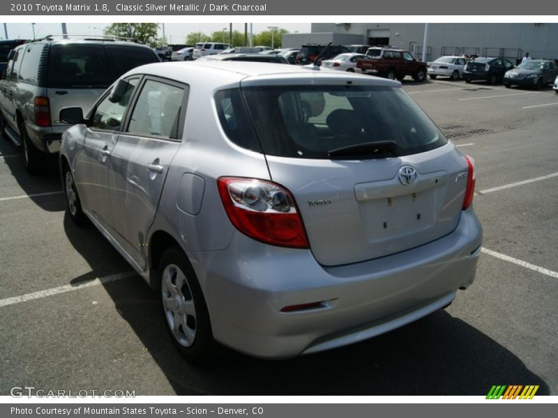 Classic Silver Metallic / Dark Charcoal 2010 Toyota Matrix 1.8