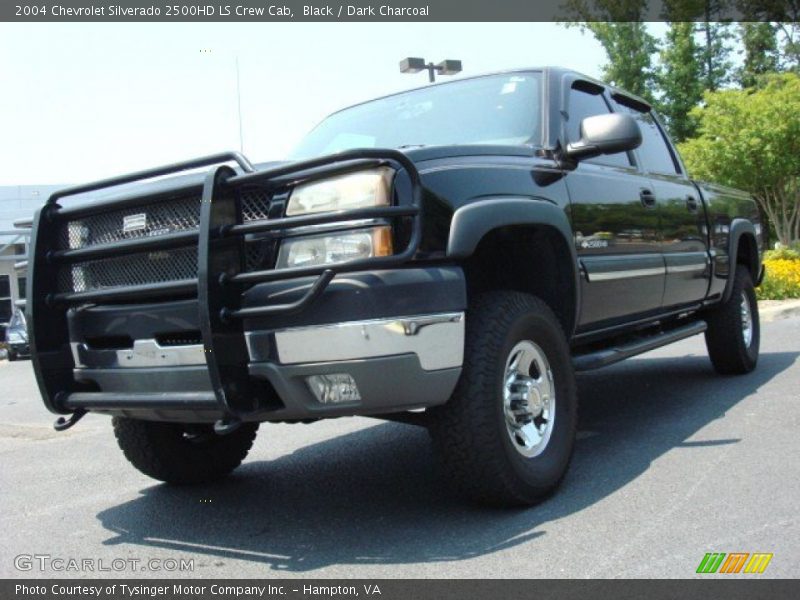 Black / Dark Charcoal 2004 Chevrolet Silverado 2500HD LS Crew Cab