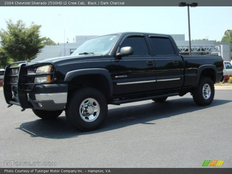 Black / Dark Charcoal 2004 Chevrolet Silverado 2500HD LS Crew Cab
