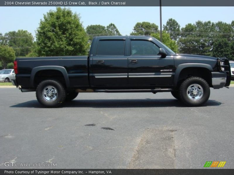 Black / Dark Charcoal 2004 Chevrolet Silverado 2500HD LS Crew Cab