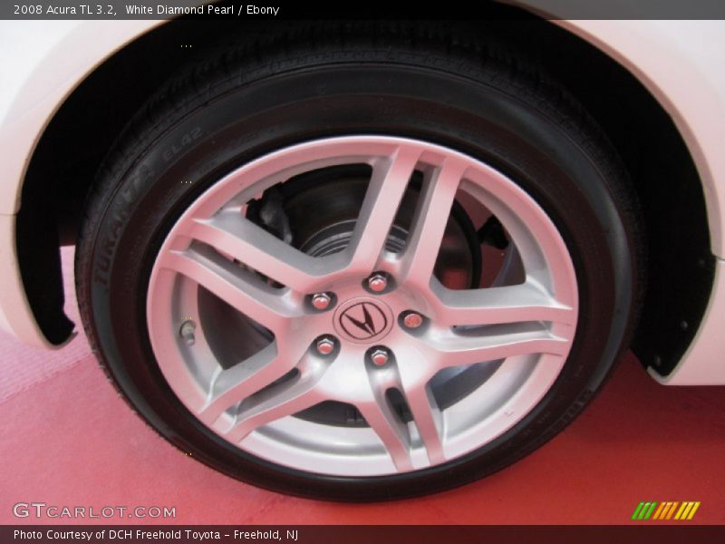 White Diamond Pearl / Ebony 2008 Acura TL 3.2
