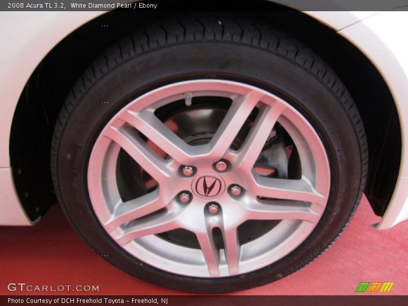 White Diamond Pearl / Ebony 2008 Acura TL 3.2