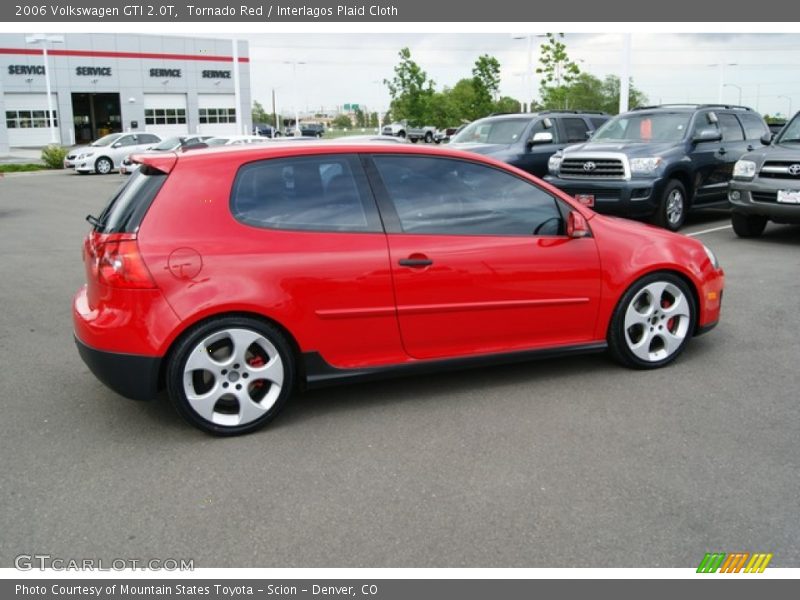 Tornado Red / Interlagos Plaid Cloth 2006 Volkswagen GTI 2.0T