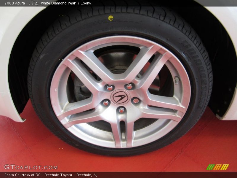 White Diamond Pearl / Ebony 2008 Acura TL 3.2