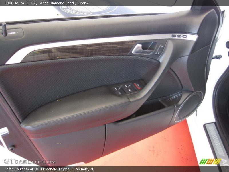 White Diamond Pearl / Ebony 2008 Acura TL 3.2