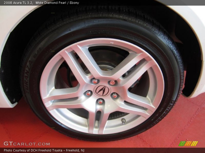 White Diamond Pearl / Ebony 2008 Acura TL 3.2