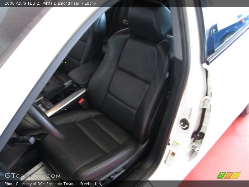 White Diamond Pearl / Ebony 2008 Acura TL 3.2