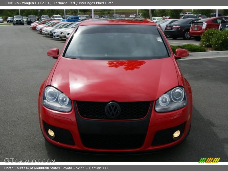 Tornado Red / Interlagos Plaid Cloth 2006 Volkswagen GTI 2.0T