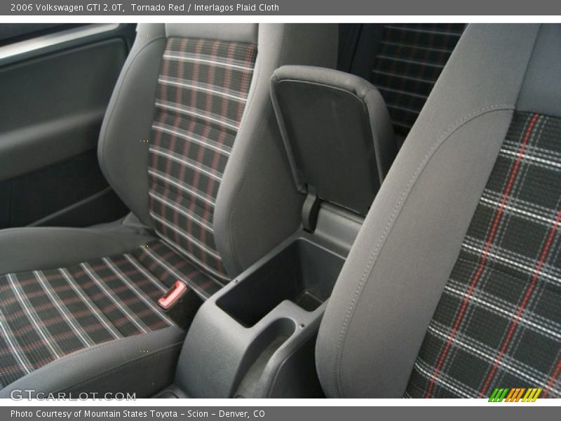 Tornado Red / Interlagos Plaid Cloth 2006 Volkswagen GTI 2.0T