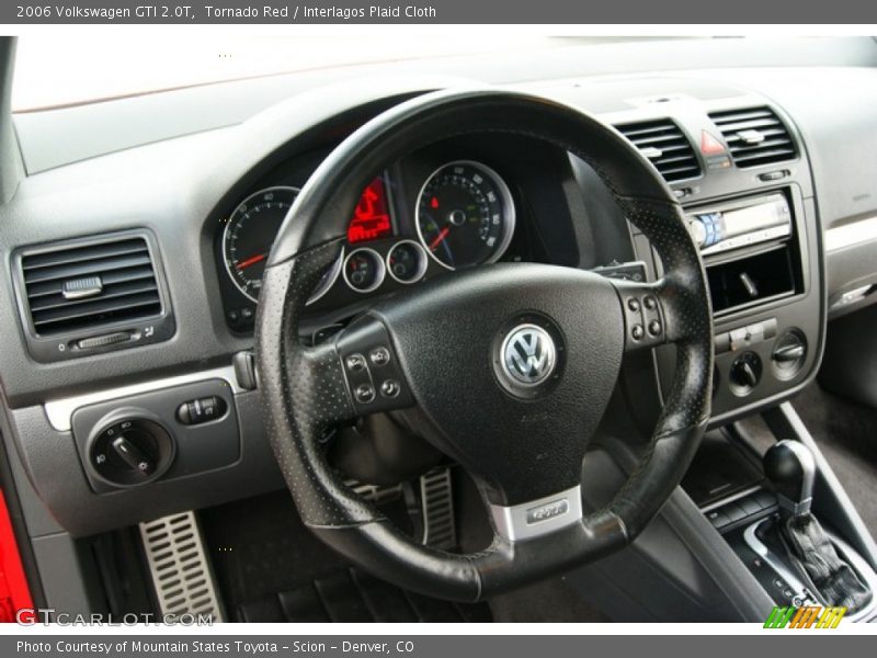 Tornado Red / Interlagos Plaid Cloth 2006 Volkswagen GTI 2.0T