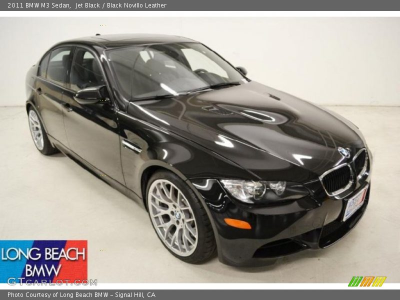 Jet Black / Black Novillo Leather 2011 BMW M3 Sedan