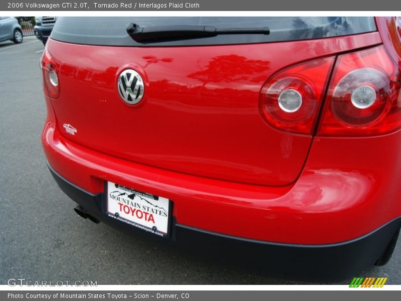 Tornado Red / Interlagos Plaid Cloth 2006 Volkswagen GTI 2.0T