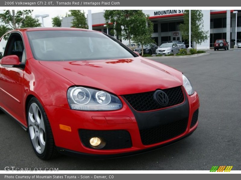 Tornado Red / Interlagos Plaid Cloth 2006 Volkswagen GTI 2.0T