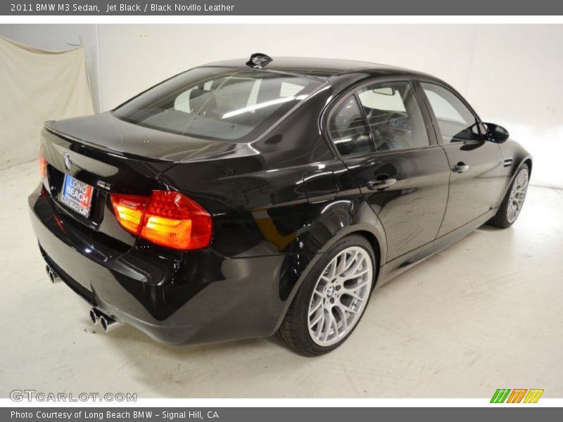 Jet Black / Black Novillo Leather 2011 BMW M3 Sedan