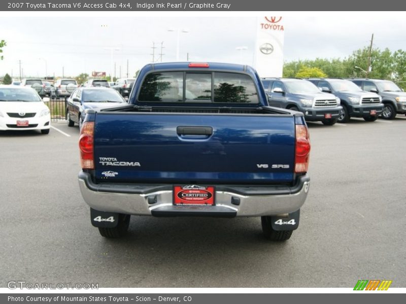 Indigo Ink Pearl / Graphite Gray 2007 Toyota Tacoma V6 Access Cab 4x4