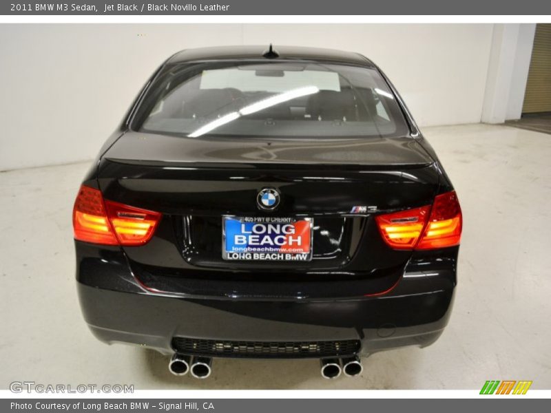 Jet Black / Black Novillo Leather 2011 BMW M3 Sedan