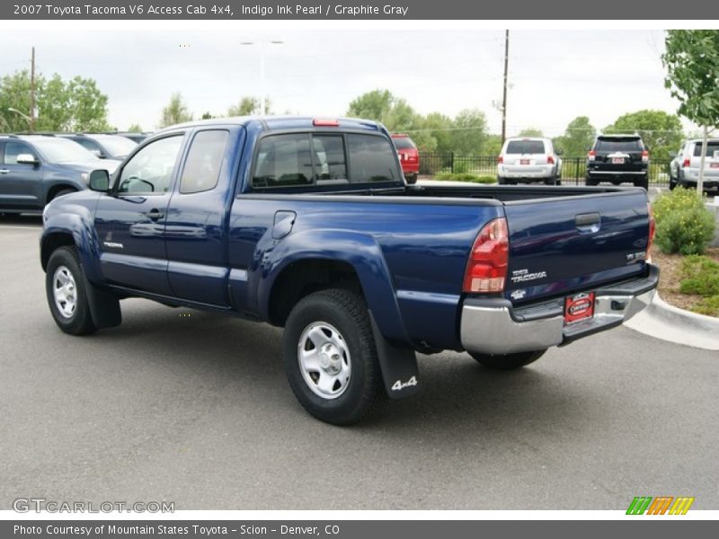 Indigo Ink Pearl / Graphite Gray 2007 Toyota Tacoma V6 Access Cab 4x4