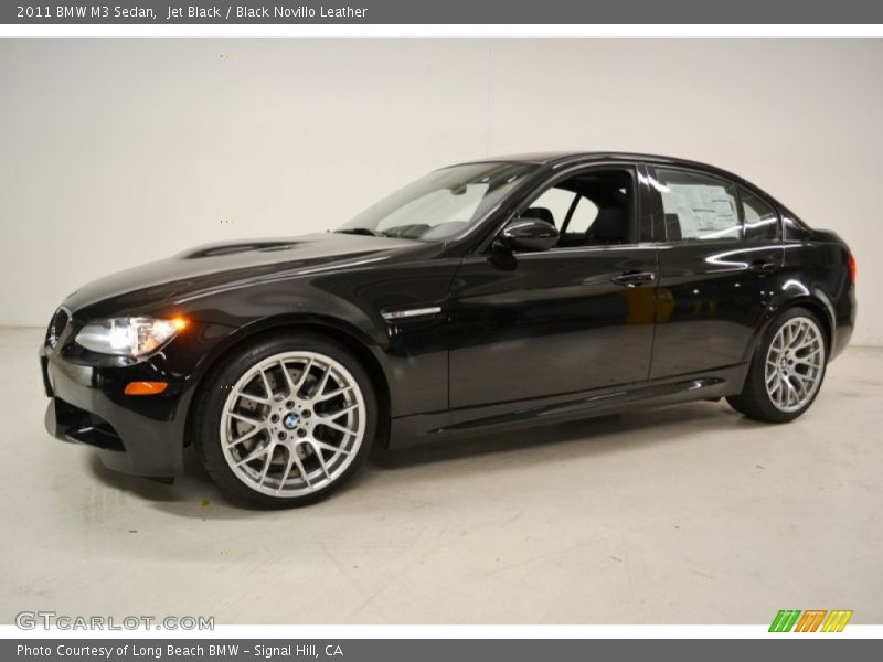 Jet Black / Black Novillo Leather 2011 BMW M3 Sedan