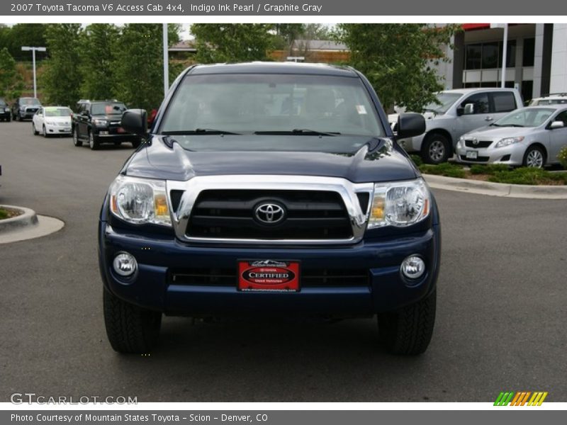 Indigo Ink Pearl / Graphite Gray 2007 Toyota Tacoma V6 Access Cab 4x4