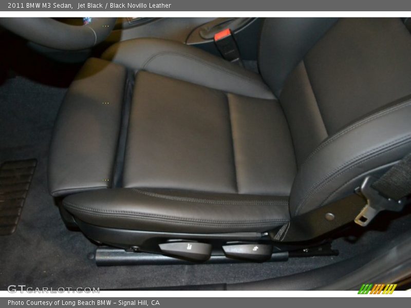 Jet Black / Black Novillo Leather 2011 BMW M3 Sedan