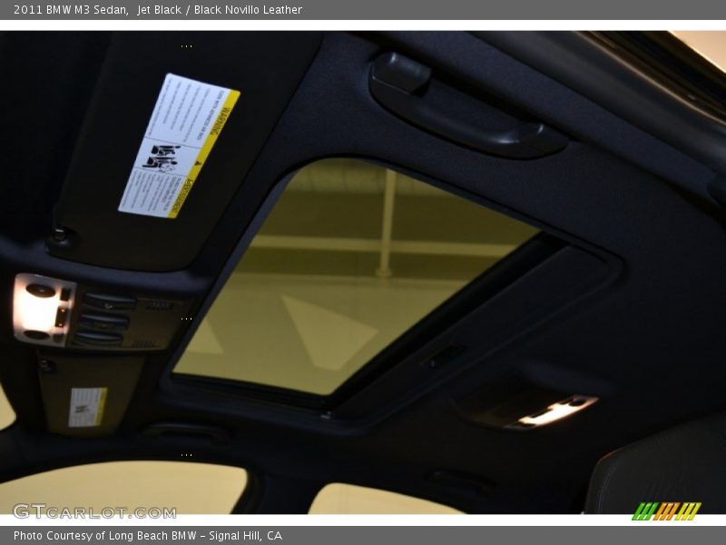 Jet Black / Black Novillo Leather 2011 BMW M3 Sedan