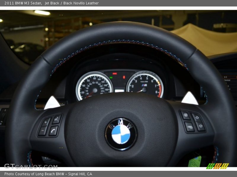 Jet Black / Black Novillo Leather 2011 BMW M3 Sedan