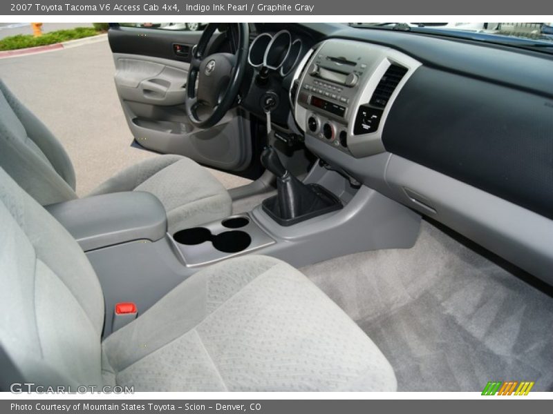 Indigo Ink Pearl / Graphite Gray 2007 Toyota Tacoma V6 Access Cab 4x4