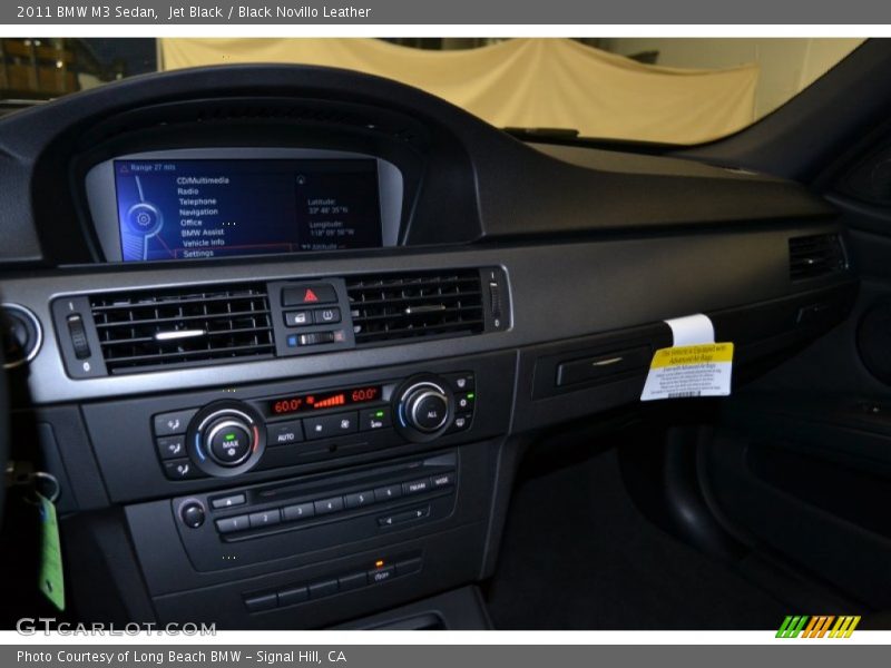 Jet Black / Black Novillo Leather 2011 BMW M3 Sedan